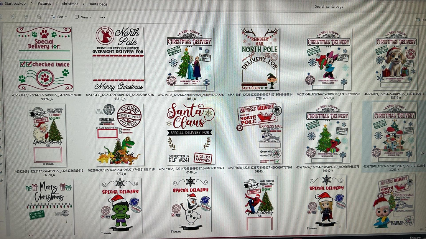 SANTA BAGS