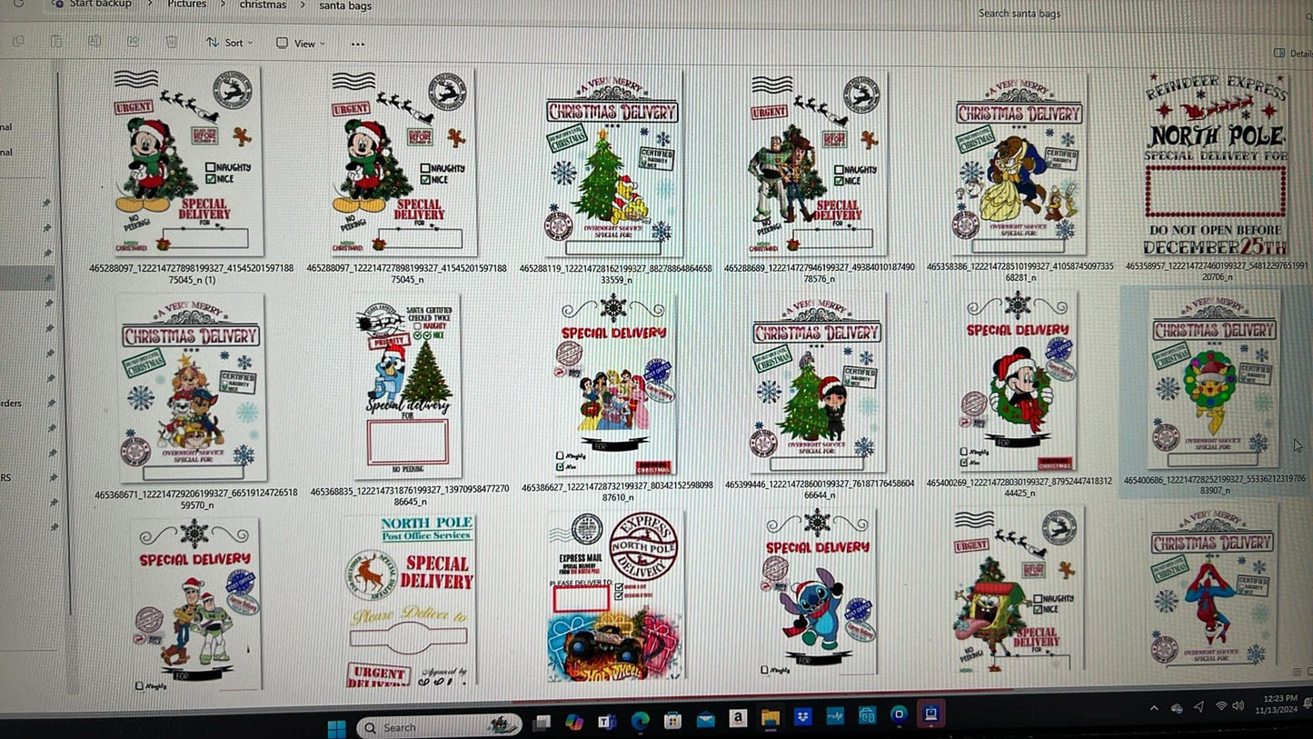 SANTA BAGS