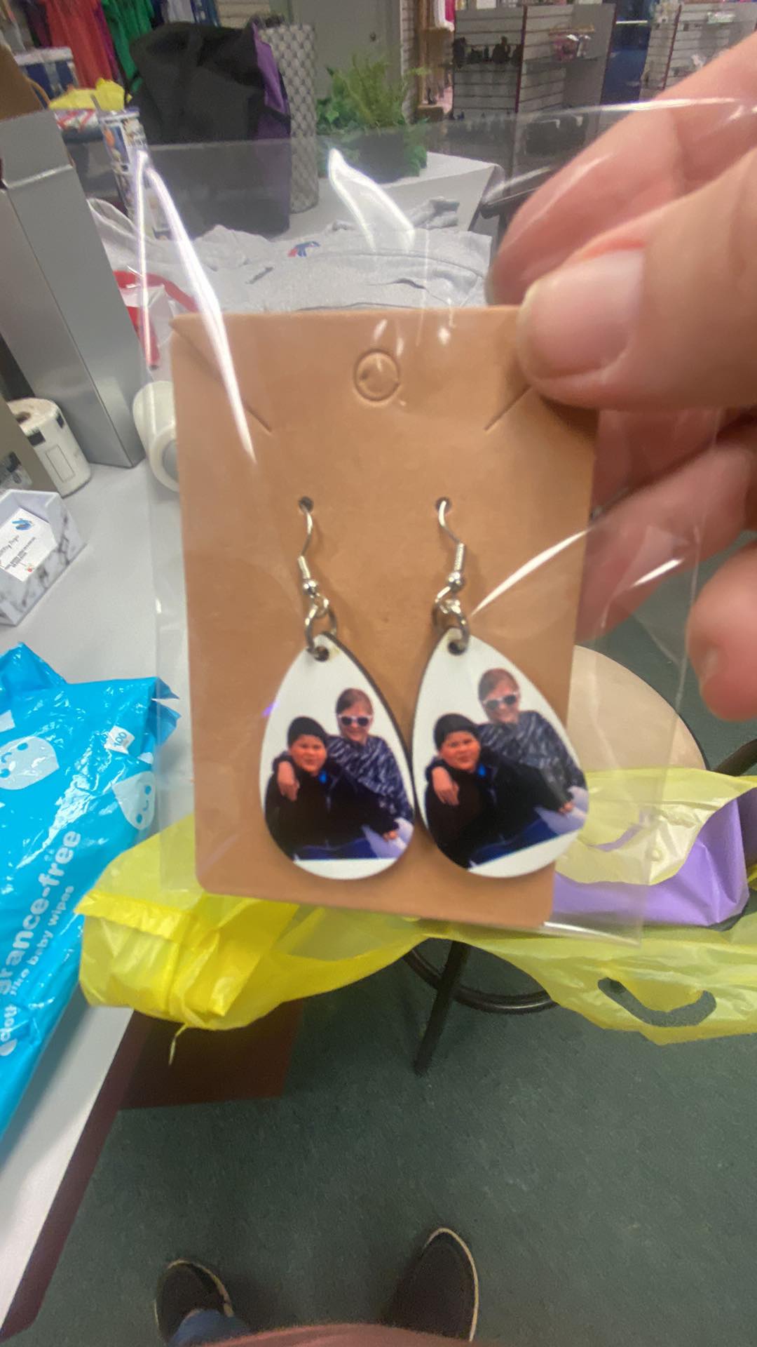Custom earrings