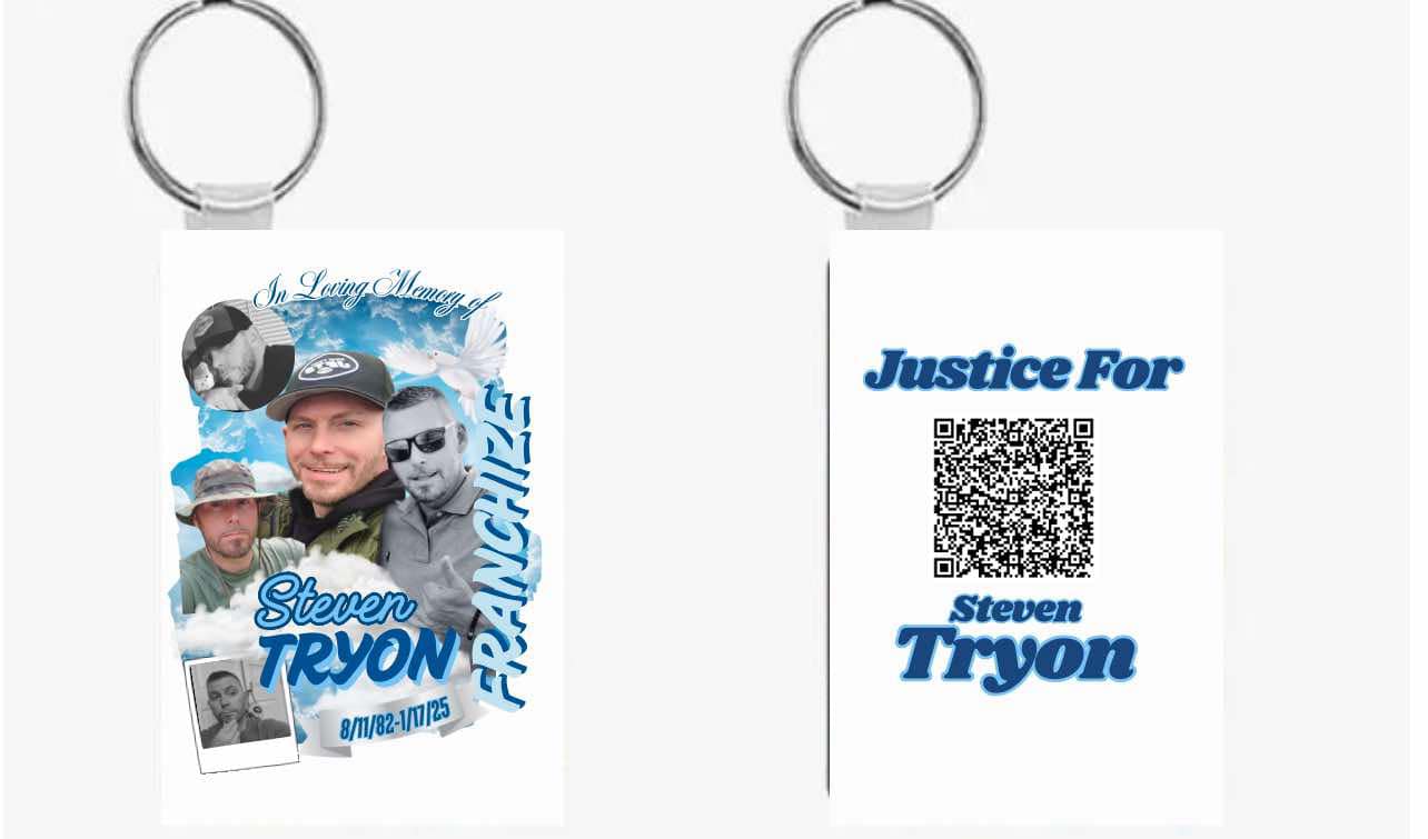 Justice for Tryon Keychain