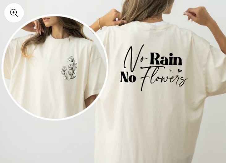 NO RAIN NO FLOWERS
