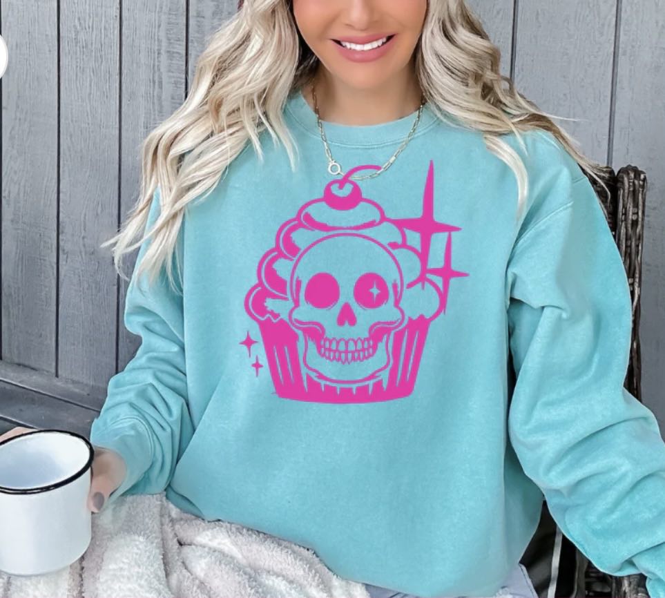 SKULL CUPCAKE